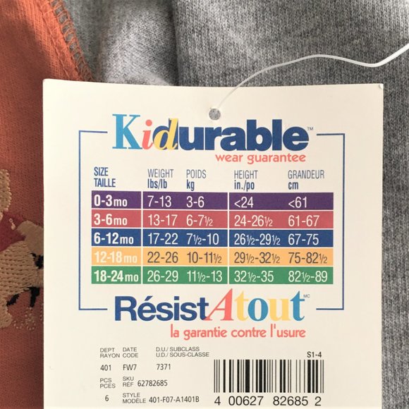 Baby Set Disney Track Suit Tigger Winnie the Pooh, 18 - 24 Months - Picture 10 of 12